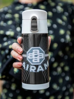 Airam Klassikko teräsmuki 0,35 L musta New