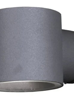 Aneta Lighting ulkoseinävalaisin Ekerum harmaa pyöreä Outlet