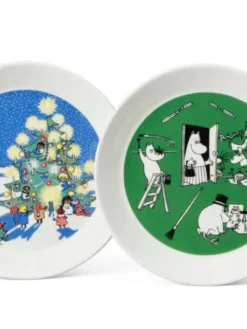 Discount Moomin Arabia Muumi lautassetti Piirustus & Joulu