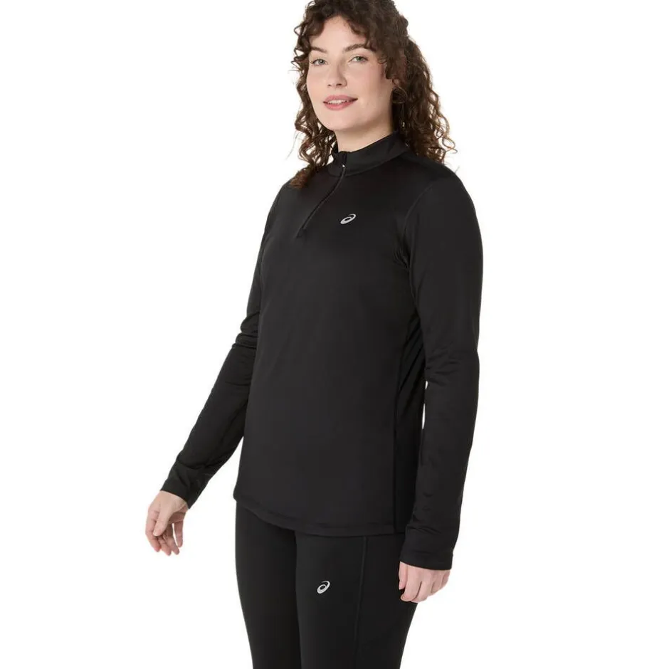 Asics paita Core LS 1/2 Zip Winter Top W 001 Performance Black Sale