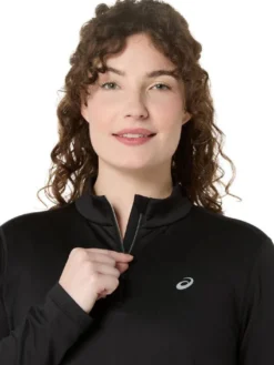 Asics paita Core LS 1/2 Zip Winter Top W 001 Performance Black Sale