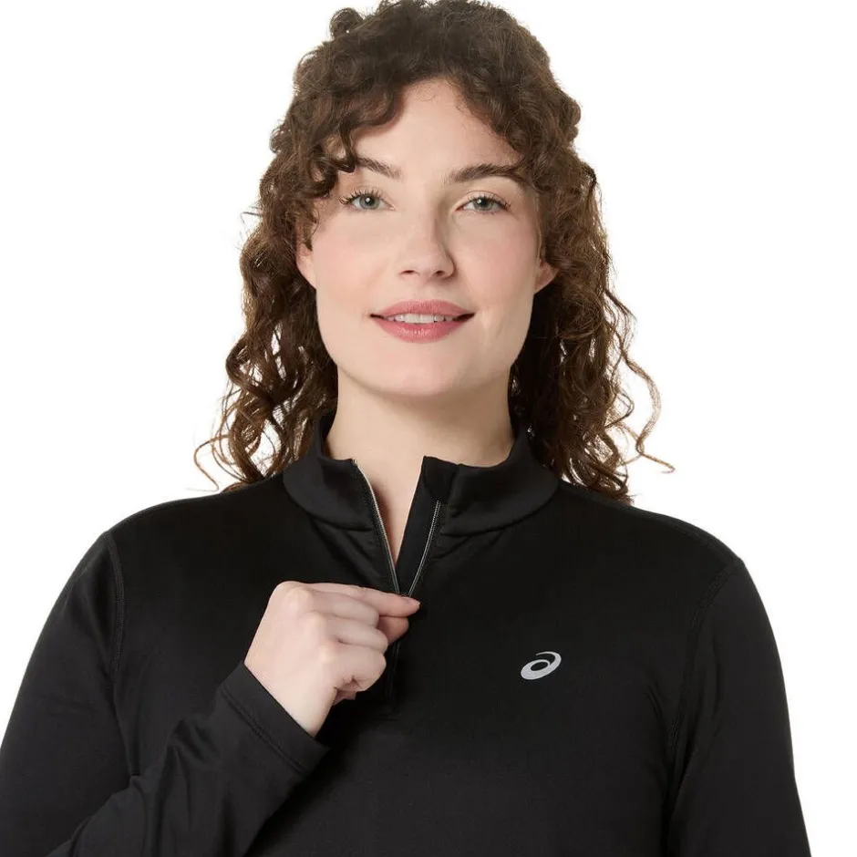 Asics paita Core LS 1/2 Zip Winter Top W 001 Performance Black Sale