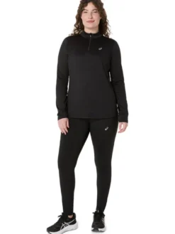 Asics paita Core LS 1/2 Zip Winter Top W 001 Performance Black Sale