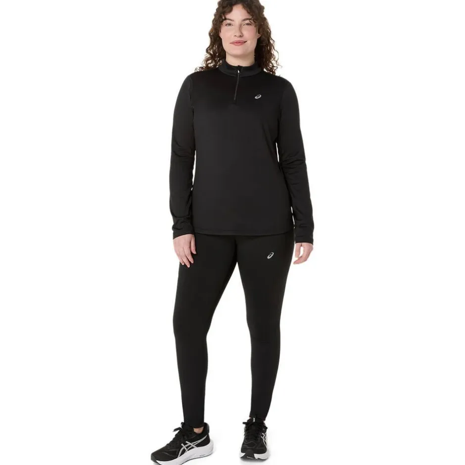 Asics paita Core LS 1/2 Zip Winter Top W 001 Performance Black Sale
