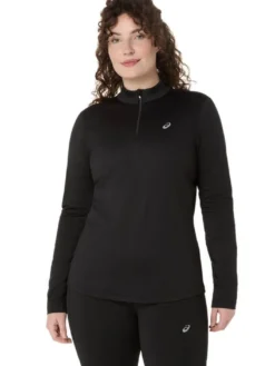 Asics paita Core LS 1/2 Zip Winter Top W 001 Performance Black Sale