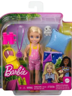 Barbie Camping Chelsea Hdf77 New
