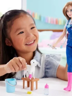 Barbie nukke maatilan eläinlääkäri Discount