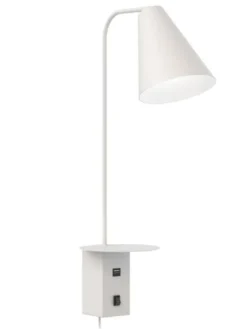 Sale Design by Gru00f6nlund Design by Grönlund Vigo USB seinävalaisin valkoinen