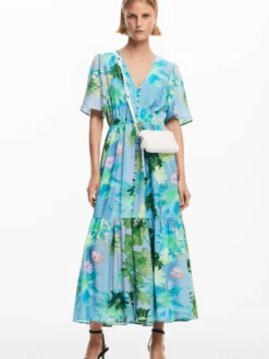 Best Desigual mekko 25SWVW18 4001 Turkoosi