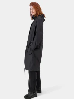 Didriksons takki Edina w parka long 060 Musta Clearance
