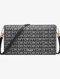 Sale DKNY olkalaukku R4255E37 XLB XLB Black logo / black