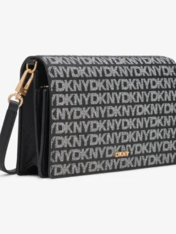 Sale DKNY olkalaukku R4255E37 XLB XLB Black logo / black