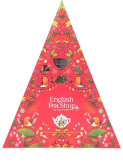 English Tea Shop luomu teejoulukalenteri Pyramidi 25 pss