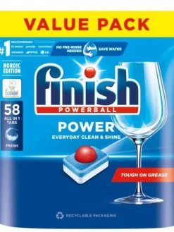 Finish konetiskitabletit 58 kpl Power all in one Clearance