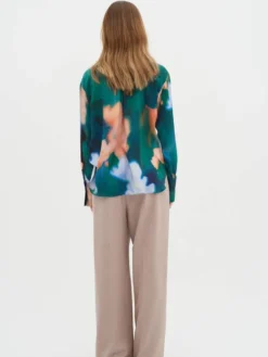 Clearance InWear pusero CieloIW Pauline Shirt Blurry Flower 302555