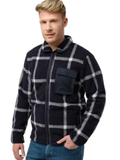 Best Jack Wolfskin fleece Felslicht Check jkt C0413 Dark navy