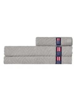 Best Lexington pyyhe 100x150 cmherringbone harmaa