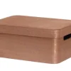 4Living puulaatikko kannella 30x21x13 cm ruskea Clearance