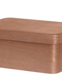 4Living puulaatikko kannella 30x21x13 cm ruskea Clearance