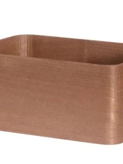 4Living puulaatikko kannella 30x21x13 cm ruskea Clearance