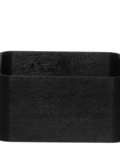 4Living puulaatikko 23x18x12 cm musta Outlet