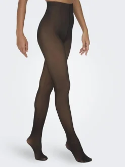 Online Only sukkahousut Onltenna 90den Double Layer Black