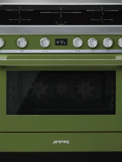 Discount Smeg induktioliesi monitoimiuunilla CPF9IPOG Portofino vihreä