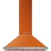 Discount Smeg liesituuletin KPF9OR Portofino 90 cm oranssi seinämalli