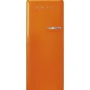 New Smeg retrojääkaappi FAB28LOR5 153 cm, oranssi, vasen