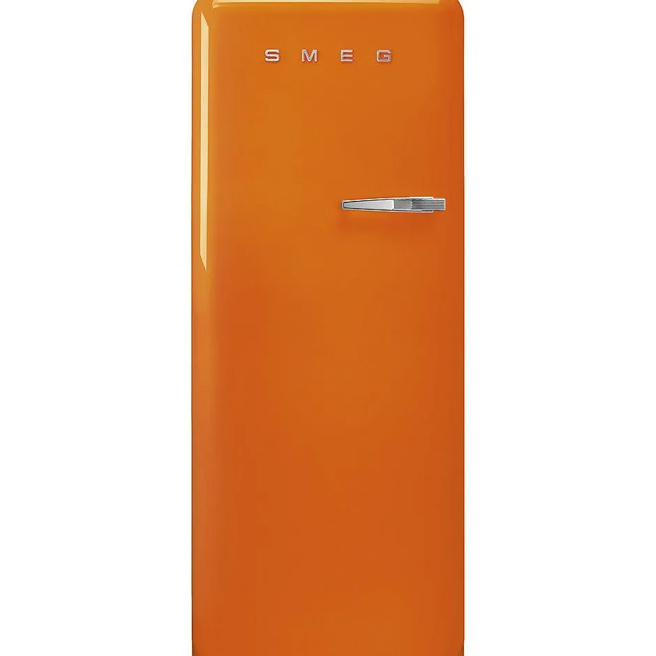 New Smeg retrojääkaappi FAB28LOR5 153 cm, oranssi, vasen