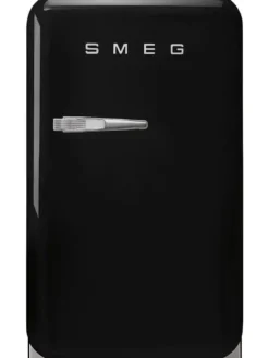 Outlet Smeg retrojääkaappi FAB5RBL5 73 cm, musta, oikea