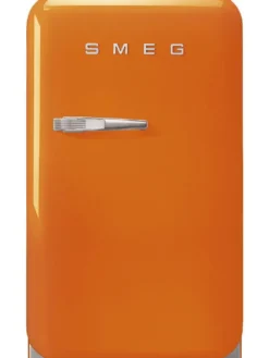 New Smeg retrojääkaappi FAB5ROR5 73 cm, oranssi, oikea