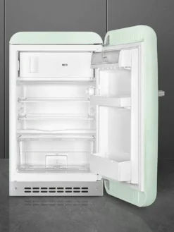 Hot Smeg retrojääkaappi FAB10RPG5, pastellinvihreä, oikea