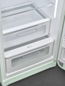 Clearance Smeg retrojääkaappi FAB28RPG5 153 cm, pastellinvihreä, oikea
