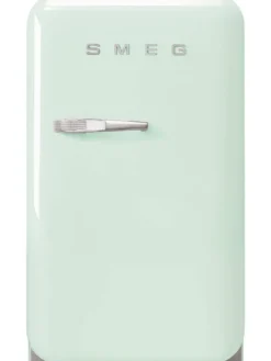 Outlet Smeg retrojääkaappi FAB5RPG5 73 cm, pastellinvihreä, oikea