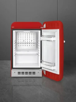 Clearance Smeg retrojääkaappi FAB5RRD5 73 cm, punainen, oikea
