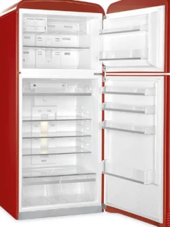 Discount Smeg retrojääkaappi-pakastin FAB50RRD5 pun., oikea