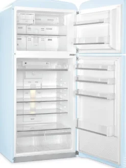 Discount Smeg retrojääkaappi-pakastin FAB50RPB5, pastellinsininen, oikea