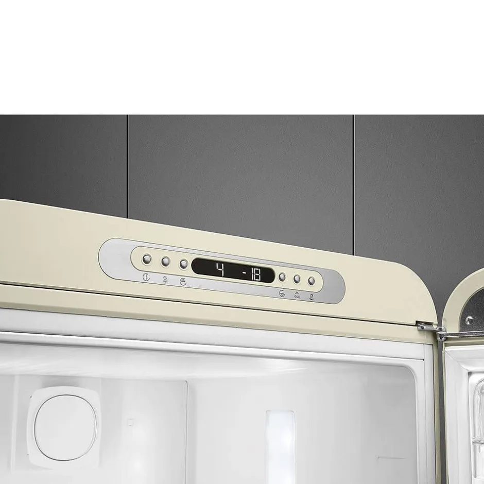 Best Smeg retrojääkaappipakastin FAB32RCR5 kerma, oikea