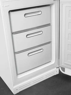 Outlet Smeg retrojääkaappipakastin FAB32RWH5 valkoinen, oikea