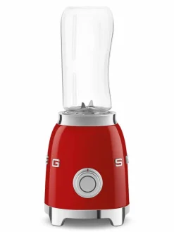 Smeg tehosekoitin kahdella 600 ml pullolla, PBF01RDEU punain Discount