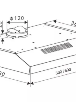 Thermex liesituuletin Close 600 mm valkoinen Hot
