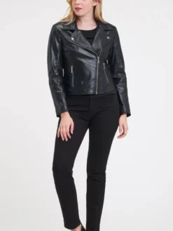 Trendzone nahkatakki 2399 Black Clearance