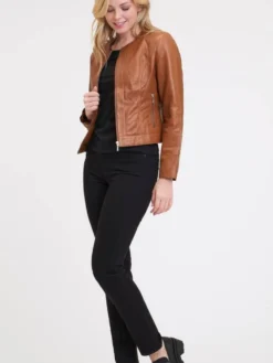 Discount Trendzone nahkatakki 2204-CO COGNAC