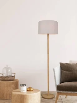 Hot Trio Lighting lattiavalaisin Korba E27 valkoinen