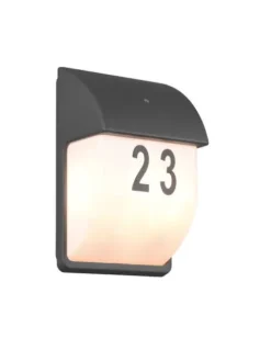 Trio Lighting LED numerovalaisin Mersey antrasiitti hämärätu Sale