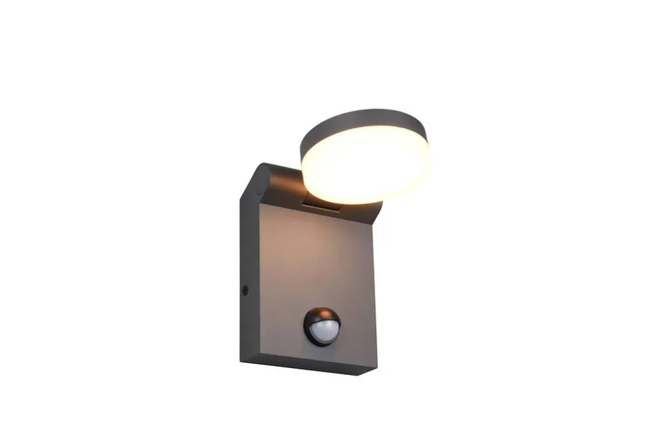 Clearance Trio Lighting LED seinävalaisin Adour antrasiitti liiketunni
