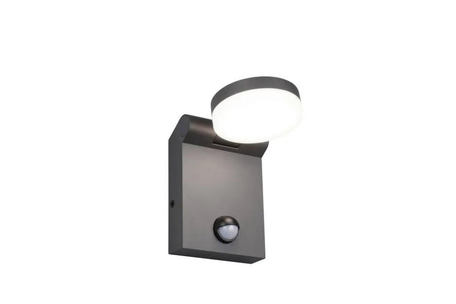 Clearance Trio Lighting LED seinävalaisin Adour antrasiitti liiketunni