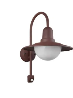 Trio Lighting seinävalaisin Norman E27 rustiikki liiketunnis Outlet