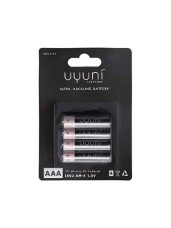 Uyuni paristo AAA Battery 1,5V 1000mAh 4 kpl/pkt Online